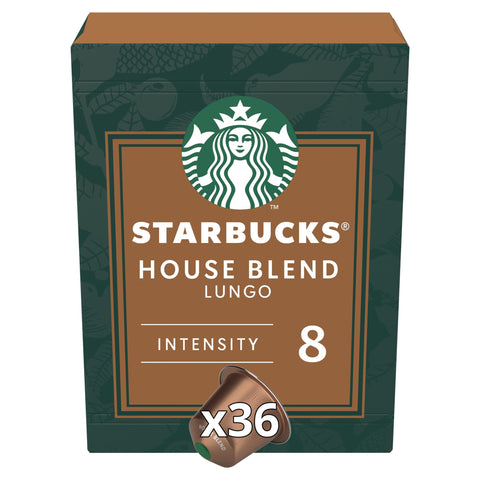 Starbucks by Nespresso House Blend Lungo Coffee Pods x36 206g