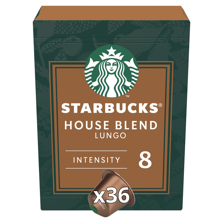 Starbucks by Nespresso House Blend Lungo Coffee Pods x36 206g