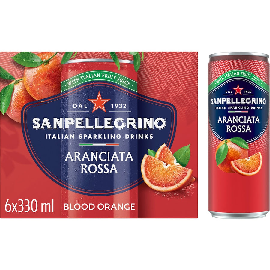 San Pellegrino Blood Orange Soft Drink Multipack 6x330ml