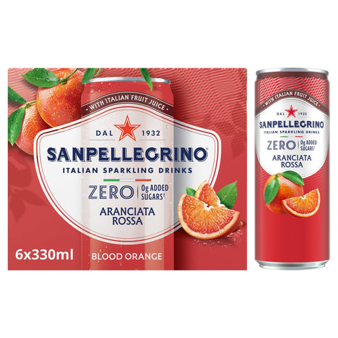San Pellegrino Sparkling Zero Blood Orange 6x330ml