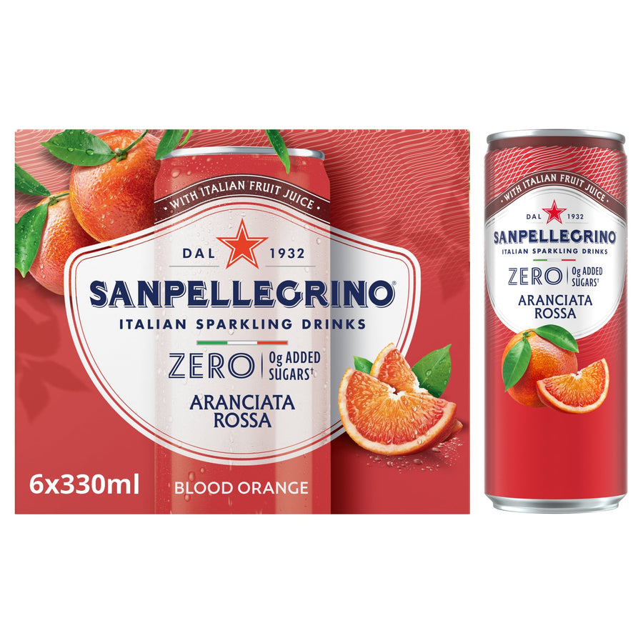 San Pellegrino Sparkling Zero Blood Orange 6x330ml