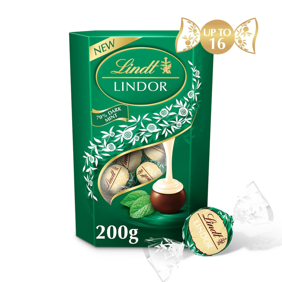 Lindt Lindor Dark Mint Chocolate Truffles 200g