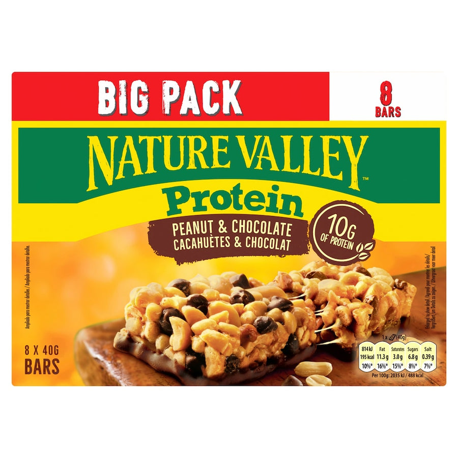 Nature Valley Protein Peanut and Chocolate 8x 40g