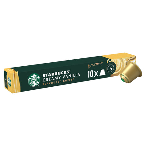Starbucks Creamy Vanilla Flavoured Coffee Pods x10 51g