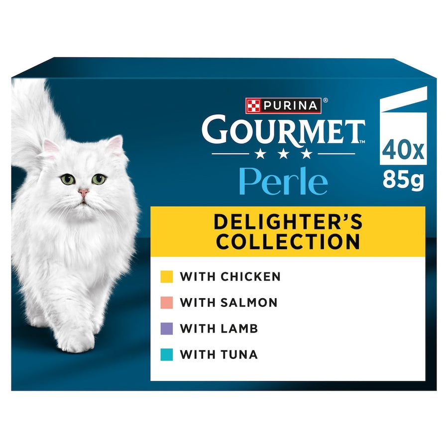 Gourmet Perle Delighters Collection in Gravy Wet Cat Food 40x85g