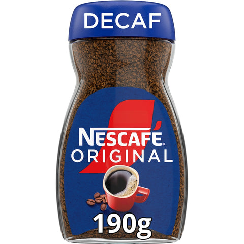 Nescafe Original Decaf Instant Coffee 190g