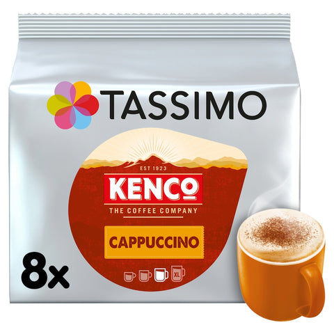 Tassimo Kenco Cappuccino Coffee Pods X8 260G