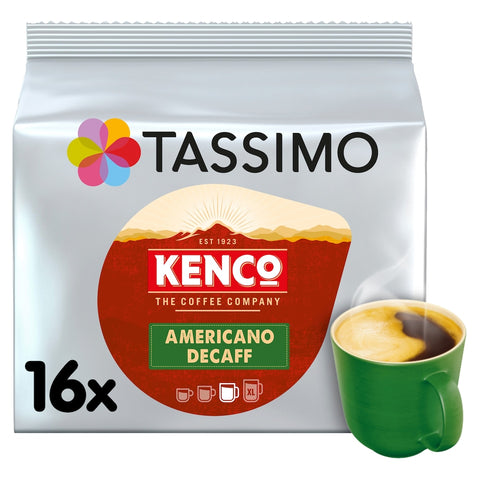 Tassimo Kenco Americano Decaff Pods X16 104G