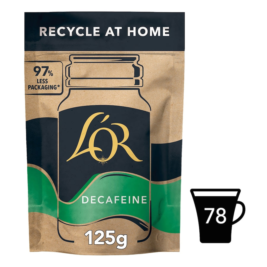 L'OR Decaf Paper Refill Instant Coffee 125G