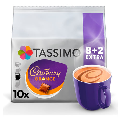 Tassimo Cadbury Orange 8+2 FREE Drinks 160g
