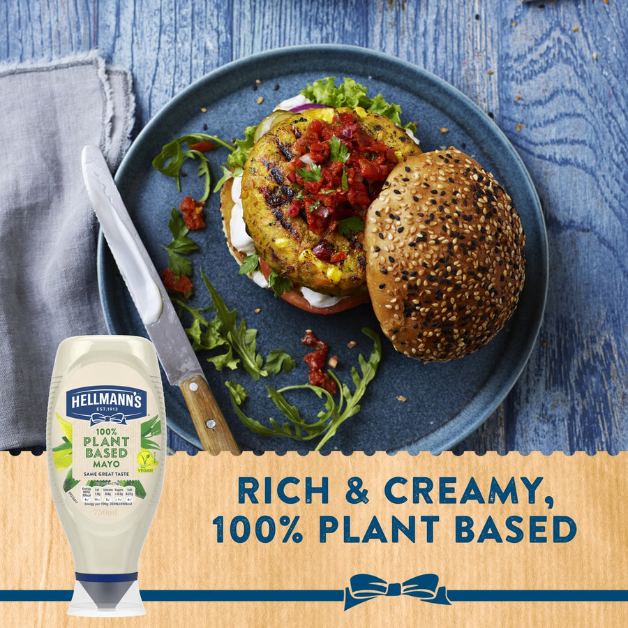 Hellmann's Plant BasedMayo 750ml Squeezy