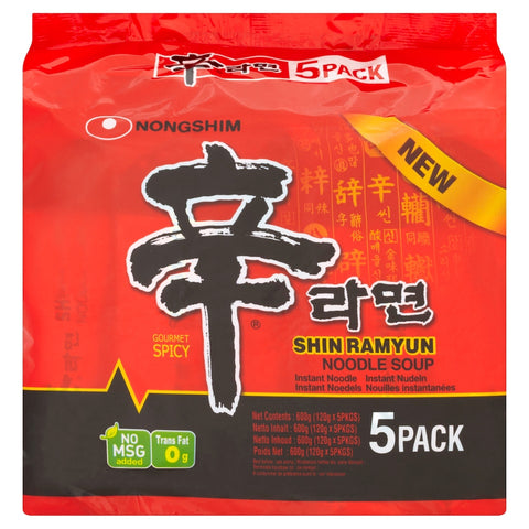Nongshim Shin Ramyun Multipack 120gx5