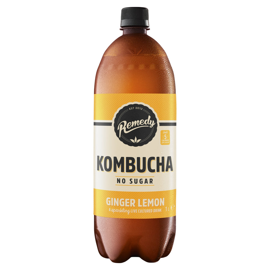 Remedy Kombucha Ginger Lemon 1L