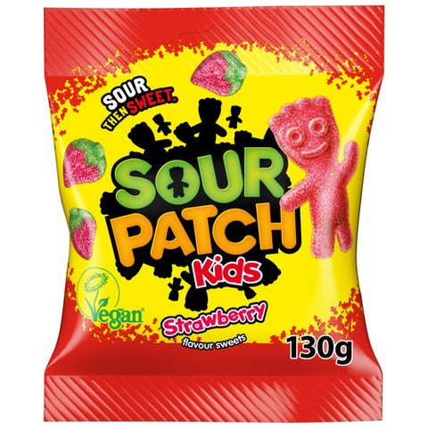 Sour Patch Kids Strawberry 130g (Pack of 6)