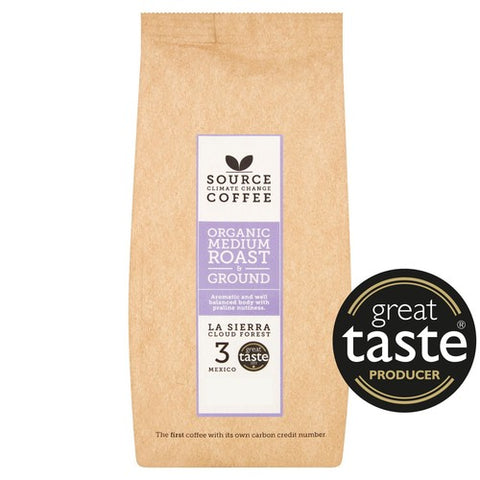 Source Organic La Sierra Ground Coffee 227g (Pack of 2)
