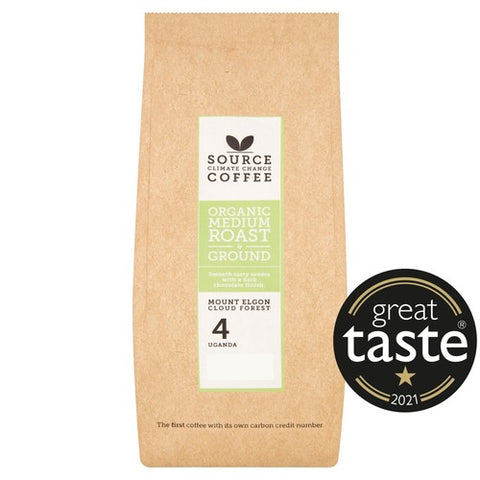 Source Organic Mount Elgon Ground Coffee 227g (Pack of 2)