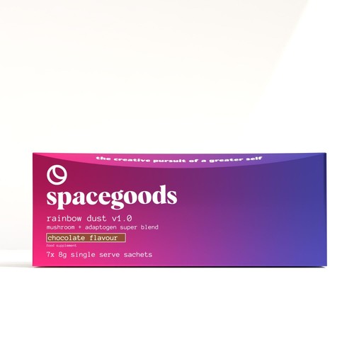 Spacegoods Rainbow Dust 7 Servings - Chocolate (Pack of 2)
