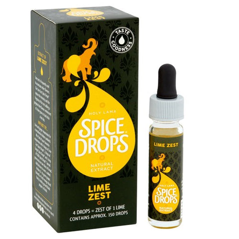 Spice Drops Concentrated Natural Lime Zest Extract 5ml (Pack of 2)