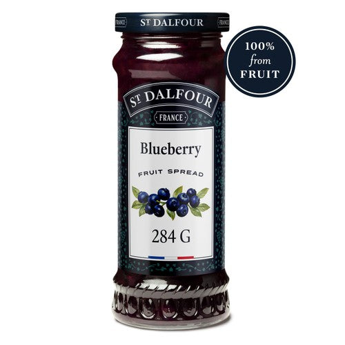 St Dalfour Blueberry Fruit Spread 284g (Pack of 2)