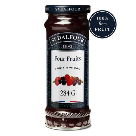 St Dalfour Four Fruits Spread 284g (Pack of 2)