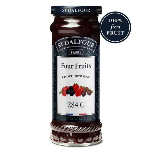 St Dalfour Four Fruits Spread 284g (Pack of 2)
