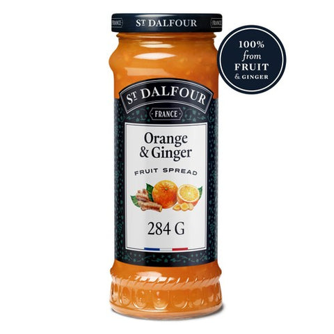 St Dalfour Orange & Ginger Fruit Spread 284g (Pack of 2)