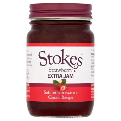 Stokes Strawberry Extra Jam 340g (Pack of 2)