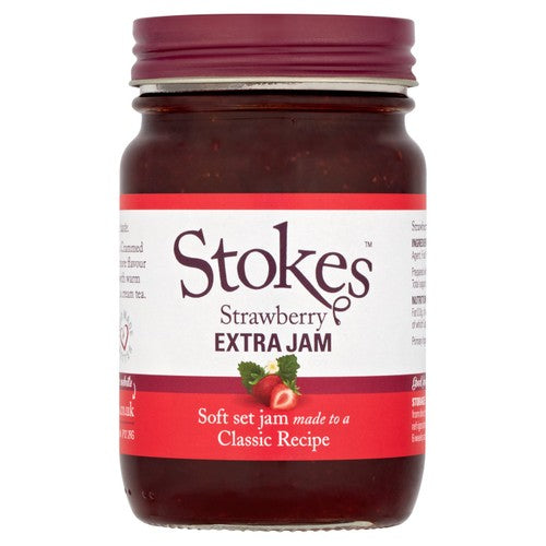 Stokes Strawberry Extra Jam 340g (Pack of 2)