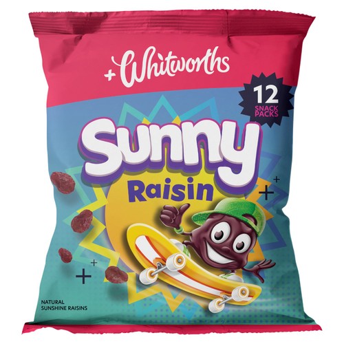 Sunny Raisins Kids Snack Pack 12 x 14g (Pack of 2)