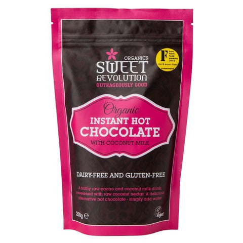 Sweet Revolution Organic Instant Hot Chocolate 200g (Pack of 2)