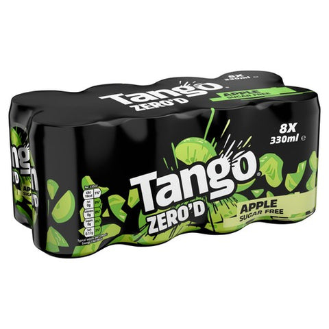 Tango Apple Sugar Free 8 x 330ml (Pack of 2)