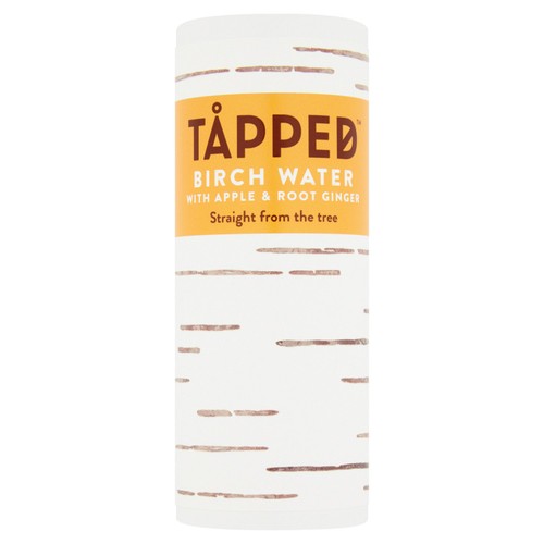 Tapped Birch Water with Apple & Root Ginger 250ml (Pack of 6)