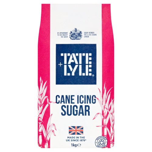 Tate & Lyle Fairtrade Icing Sugar 1kg (Pack of 2)