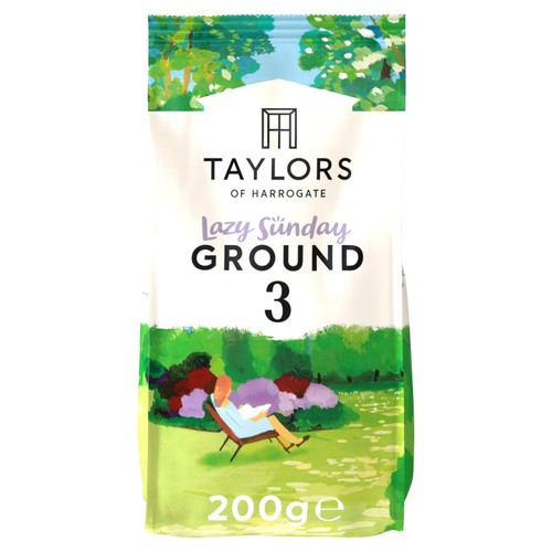 Taylors Lazy Sunday Ground Coffee 200g (Pack of 2)