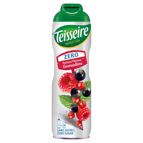 Teisseire Zero Grenadine 0% Sugar 600ml (Pack of 2)