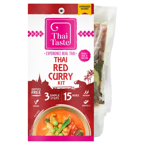 Thai Taste Easy Thai Red Curry Kit 224g (Pack of 2)