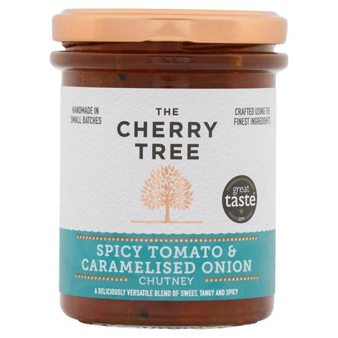 The Cherry Tree Spicy Tomato & Caramelised Onion Chutney 210g (Pack of 2)