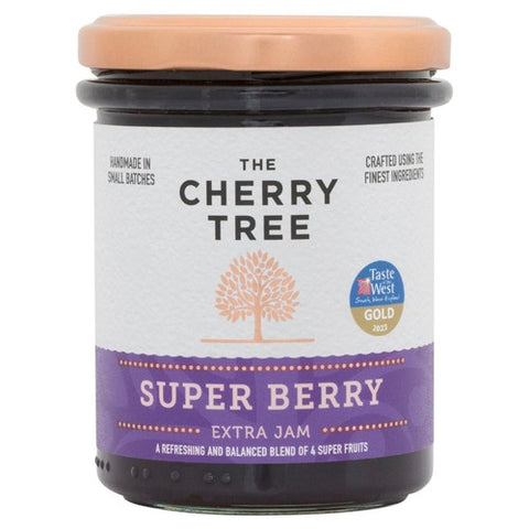 The Cherry Tree Super Berry Extra Jam 225g (Pack of 2)