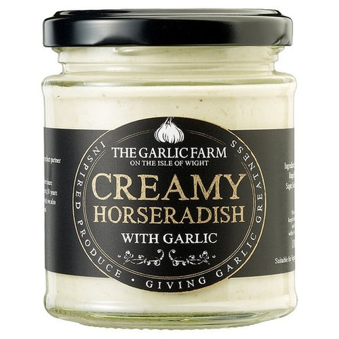 The Garlic Farm Creamed Horseradish 170g (Pack of 2)