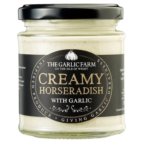 The Garlic Farm Creamed Horseradish 170g (Pack of 2)