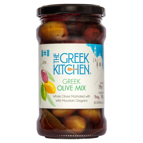 The Greek Kitchen Greek Olive Mix 290g (Pack of 3)