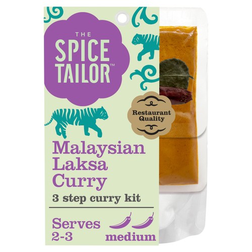 The Spice Tailor Malaysian Laksa Curry Sauce Kit 275g (Pack of 2)