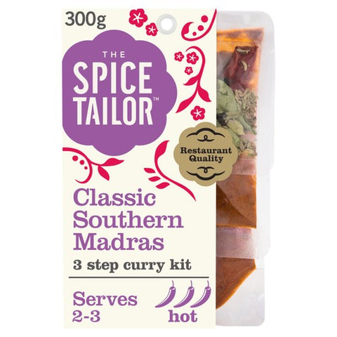 The Spice Tailor Southern Madras Indian Curry Sauce Kit 300g (Pack of 2)