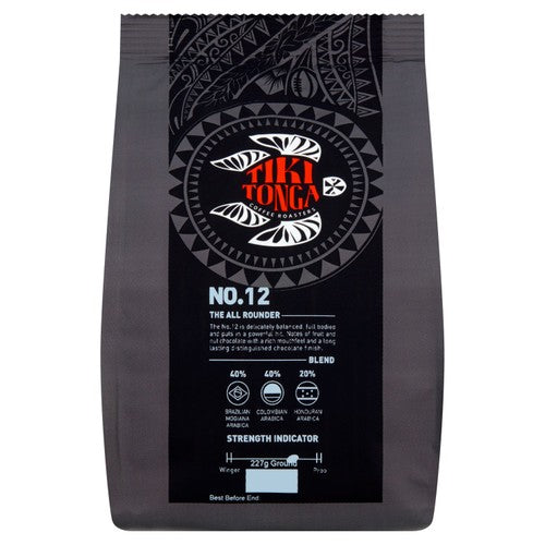 Tiki Tonga Blend No.12 Ground Coffee 227g (Pack of 2)