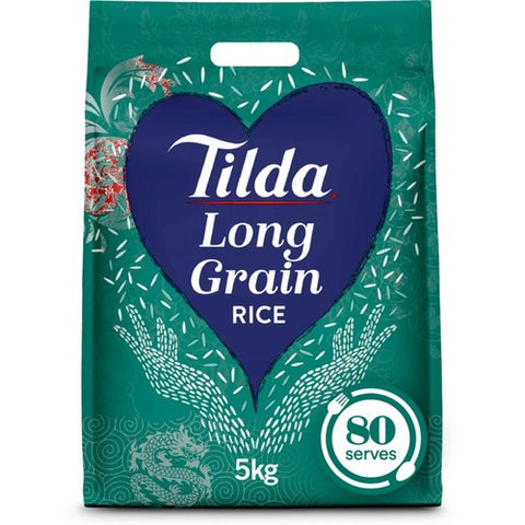 Tilda Long Grain Rice 5kg (Pack of 2)