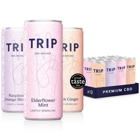 TRIP CBD Infused Mixed 12 x 250ml (Pack of 2)