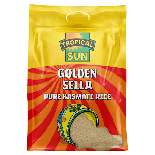 Tropical Sun Golden Sella Rice 5kg (Pack of 2)