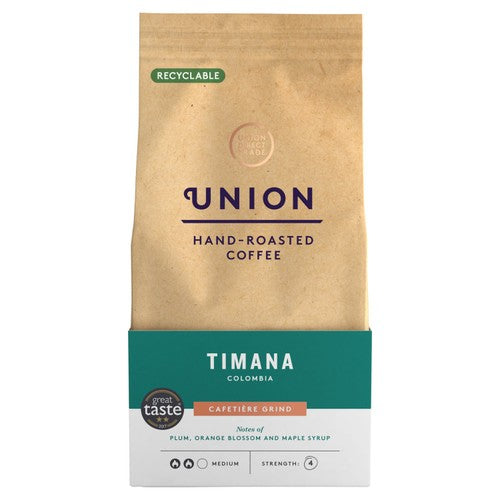 Union Timana Colombia Cafetiere Grind 200g (Pack of 2)