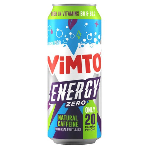 Vimto Energy No Added Sugar 500ml (Pack of 2)