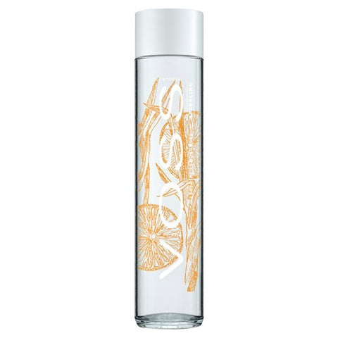 VOSS Tangerine Lemongrass Flavoured Sparkling Water Glass Bottle 375ml (Pack 6)